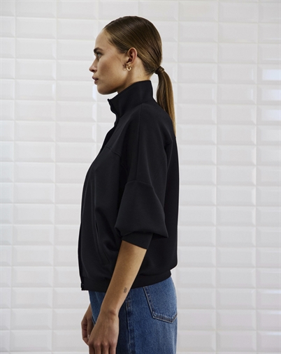 With Black - SLMermaid Ziop Jakke - Black